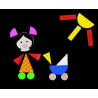 Detoa Magnetické puzzle Děti Detoa Magnetické puzzle Děti