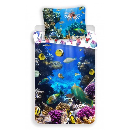 Jerry Fabrics Povlečení fototisk Sea World 140x200, 70x90 cm