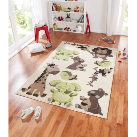 Kusový koberec Bambini 102788 Grün Braun 140x200 cm - DOPRAVA ZDARMA Kusový koberec Bambini 102788 Grün Braun 140x200 cm - DOPRAVA ZDARMA