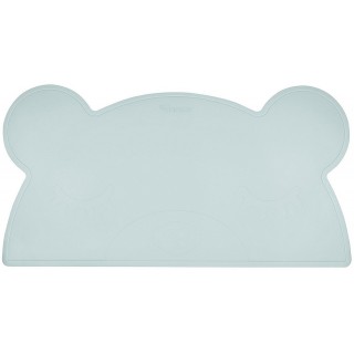 KINDSGUT Silikonová podložka Medvídek světle tyrkysová