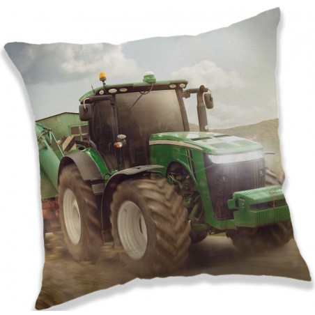 Jerry Fabrics Dětský polštářek Traktor "Green" 40x40 cm