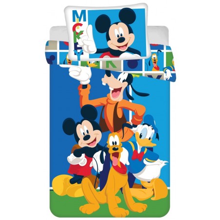 Jerry Fabrics Disney povlečení do postýlky Mickey and Friends baby 100x135/ 40x60