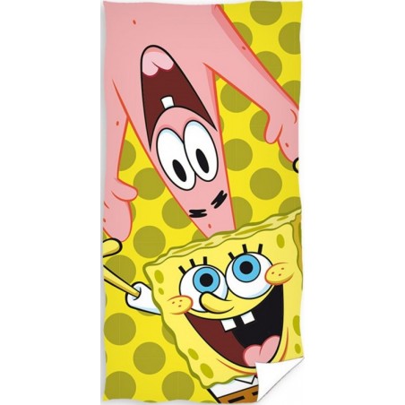 Carbotex Dětská osuška Sponge Bob a Patrick 70x140 cm
