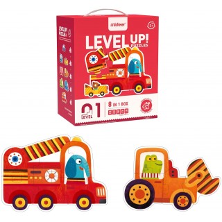 Mideer Puzzle LEVEL UP! 01 Doprava