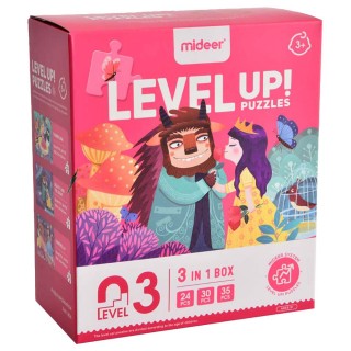Mideer Puzzle LEVEL UP! 03 Dobrodružství princezen