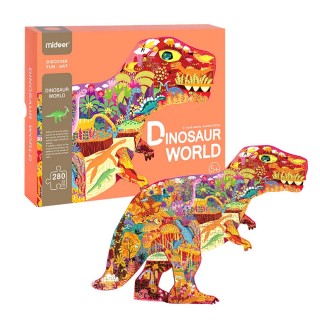 Mideer Svět dinosaurů puzzle 280 ks