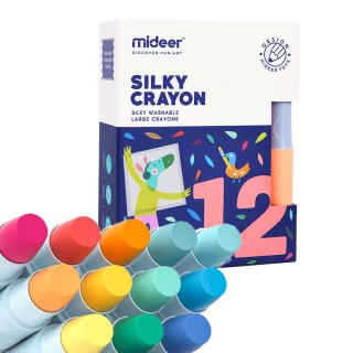 Mideer Hedvábné voskovky 12ks