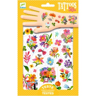 DJECO Dětské tetování Rozkvetlé květiny