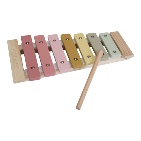 Little Dutch Dřevěný xylofon pink