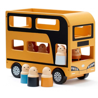 Kids Concept Dřevěný autobus Doubledecker Aiden
