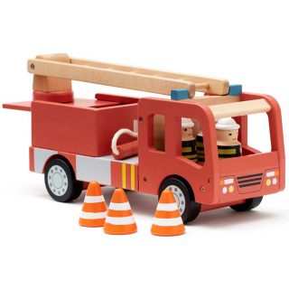 Kids Concept Dřevěné hasičské auto Aiden