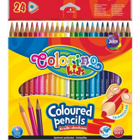 Colorino pastelky trojhranné 24 barev