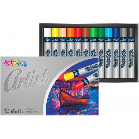 Colorino Artist olejové pastely kulaté 12 barev