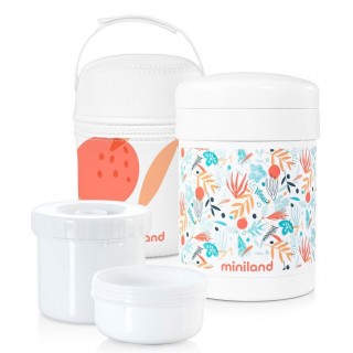 Miniland Termoska Thermetic a kelímky na jídlo Mediterranean 700ml