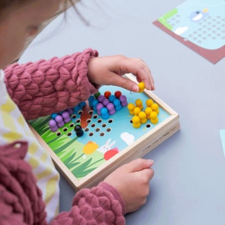 Bigjigs Toys Dřevěná mozaika Zahrádka Bigjigs Toys Dřevěná mozaika Zahrádka