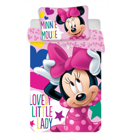 Disney povlečení do postýlky Minnie baby 100x135, 40x60 cm