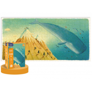 MiDeer Umělecké puzzle Velryba na obloze 530 dílků