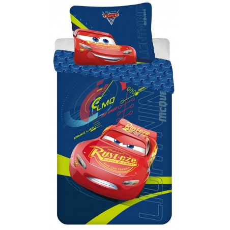 Jerry Fabrics Dětské povlečení Cars 3 "MqQueen 03" 140x200, 70x90 cm