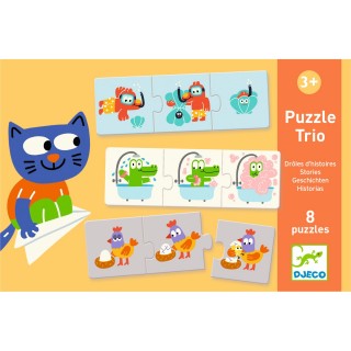 DJECO Puzzle trio Stories DOPRODEJ