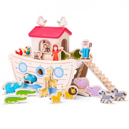 New Classic Toys Dřevěná Noemova archa