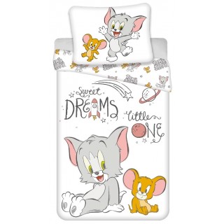 Disney povlečení do postýlky Tom & Jerry 050 baby 100x135/40x60 cm