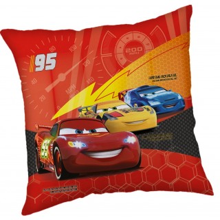 Jerry Fabrics Dětský polštářek Cars "Red 02" 40x40 cm