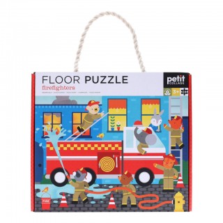 PetitCollage Podlahové puzzle Hasiči