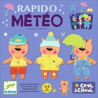 DJECO Cool School Hra Hra Rapido Meteo