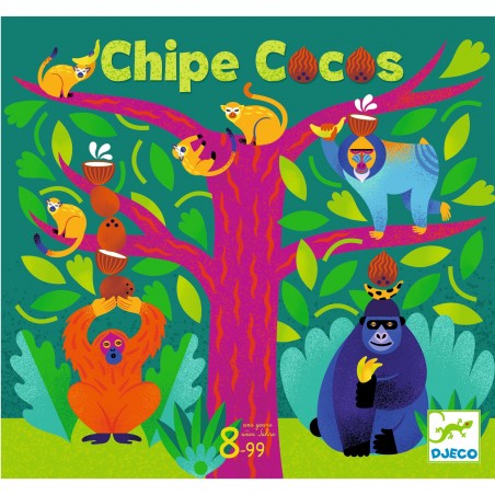 DJECO Strategická desková hra Chipe Cocos