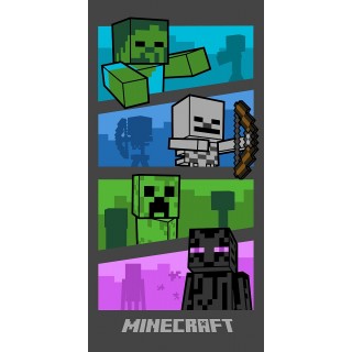 Jerry Fabrics Dětská osuška Minecraft Adventure is an Attitude 70x140 cm