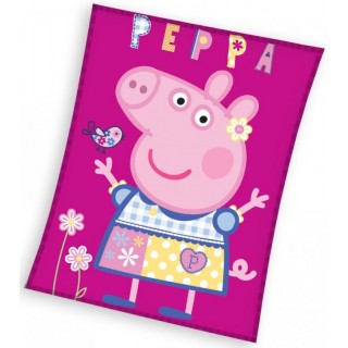 Carbotex Dětská deka Prasátko Peppa modelka 110x140cm