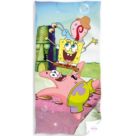 Carbotex Dětská osuška Sponge Bob a přátelé 70x140 cm