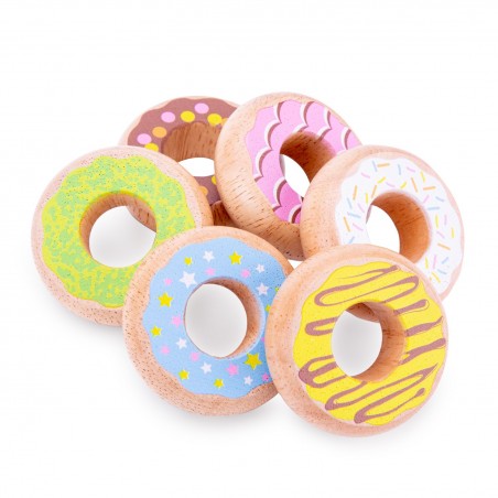 New Classic Toys Dřevěné donuty POŠKOZENÉ