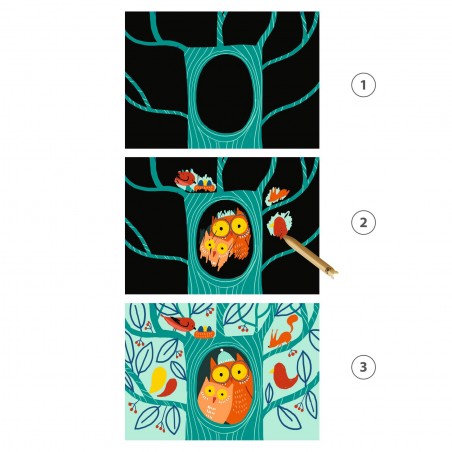 DJECO Vyškrabávání pro nejmenší zvířátka DJECO Vyškrabávání pro nejmenší zvířátka