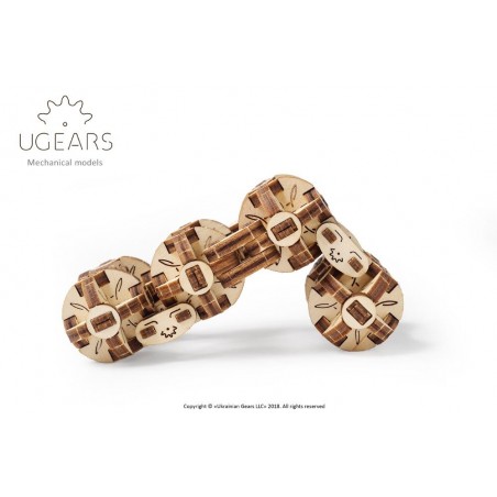 Ugears 3D dřevěné mechanické puzzle Kostka Flexi Ugears 3D dřevěné mechanické puzzle Kostka Flexi