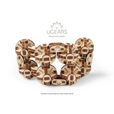 Ugears 3D dřevěné mechanické puzzle Kostka Flexi Ugears 3D dřevěné mechanické puzzle Kostka Flexi
