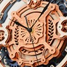 RoboTime 3D dřevěné mechanické puzzle Nástěnné hodiny