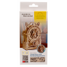 Ugears 3D dřevěné mechanické puzzle Dekorační budík