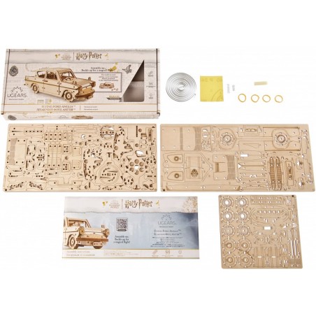 Ugears 3D dřevěné mechanické puzzle Harry Potter Létající Ford Anglia
