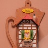 RoboTime miniatura domečku k zavěšení Lenošná kavárna