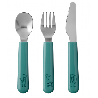 Mepal Dětský příbor Mio Deep Turquoise