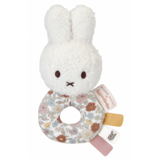 Little Dutch Chrastítko králíček Miffy Vintage Kytičky