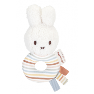 Little Dutch Chrastítko králíček Miffy Vintage Proužky