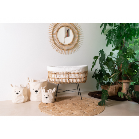 Childhome Koš na hračky Teddy Off White 25x20x20 cm Childhome Koš na hračky Teddy Off White 25x20x20 cm