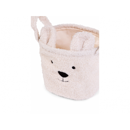 Childhome Koš na hračky Teddy Off White 25x20x20 cm Childhome Koš na hračky Teddy Off White 25x20x20 cm