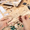 RoboTime 3D skládačka hrací skříňky Padáčkový kolotoč barevný