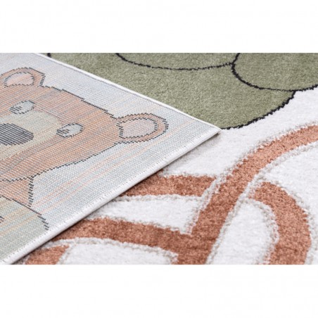Dywany Łuszczów Dětský kusový koberec Fun Honey with Bear cream 80x150 cm Dywany Łuszczów Dětský kusový koberec Fun Honey with Bear cream 80x150 cm