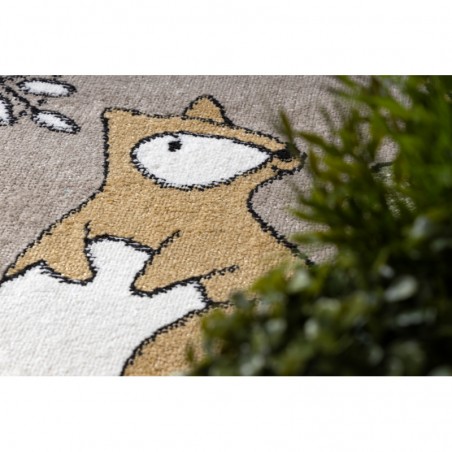 Dywany Łuszczów Dětský kusový koberec Fun Forester beige 120x170 cm Dywany Łuszczów Dětský kusový koberec Fun Forester beige 120x170 cm