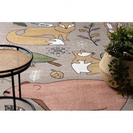 Dywany Łuszczów Dětský kusový koberec Fun Forester beige 120x170 cm Dywany Łuszczów Dětský kusový koberec Fun Forester beige 120x170 cm