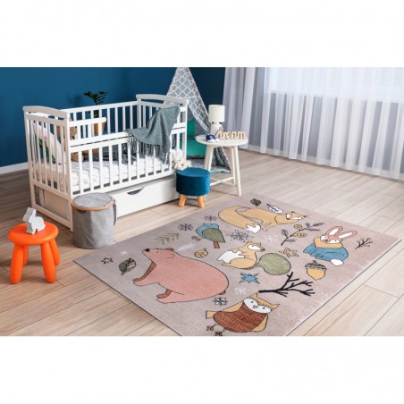 Dywany Łuszczów Dětský kusový koberec Fun Forester beige 120x170 cm Dywany Łuszczów Dětský kusový koberec Fun Forester beige 120x170 cm
